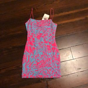 Elsie & Fred Superfly Leopard Print Mini Dress